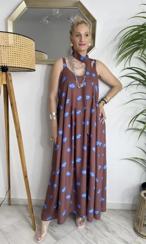 Love oversized viscose dress