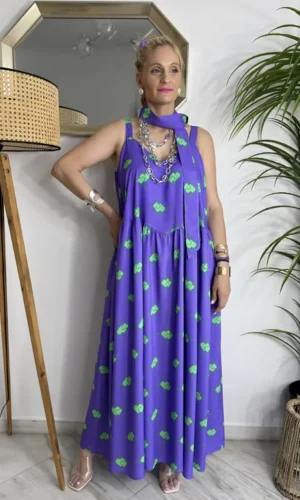 Love oversized viscose dress