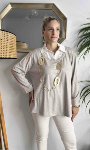 Semi oversized μπλούζα