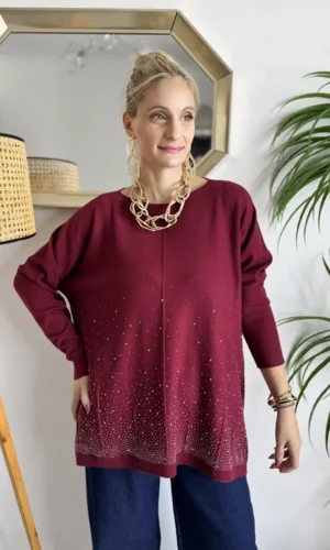 Amanta μπλούζα με Strass